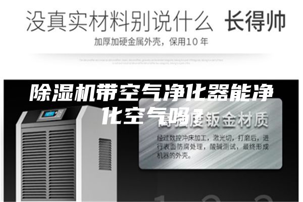 除濕機(jī)帶空氣凈化器能凈化空氣嗎？