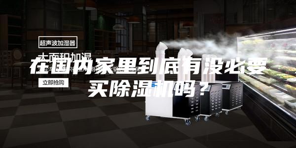 在國(guó)內(nèi)家里到底有沒(méi)必要買除濕機(jī)嗎？