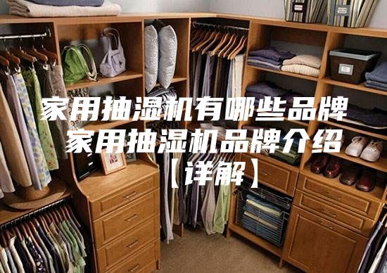 家用抽濕機有哪些品牌 家用抽濕機品牌介紹【詳解】