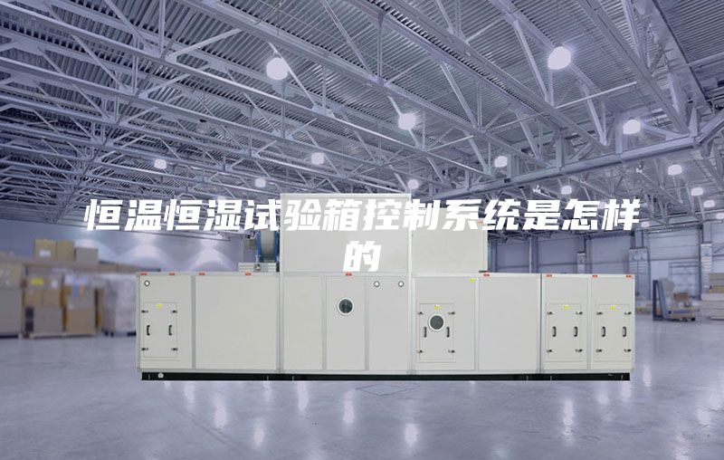 恒溫恒濕試驗(yàn)箱控制系統(tǒng)是怎樣的