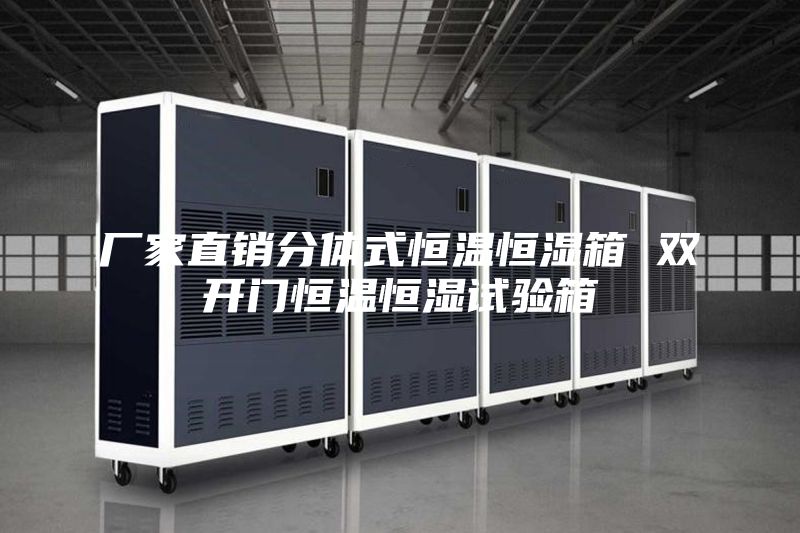 廠家直銷分體式恒溫恒濕箱 雙開門恒溫恒濕試驗箱