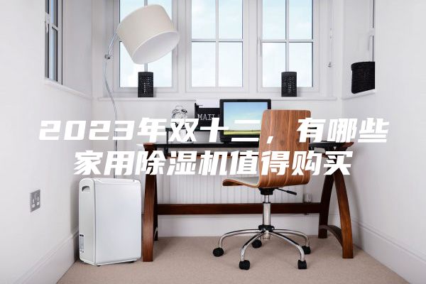 2023年雙十二,有哪些家用除濕機值得購買