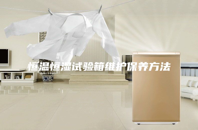 恒溫恒濕試驗箱維護保養方法